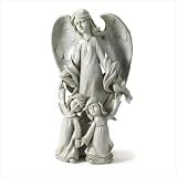 Angel With Two Children Statue