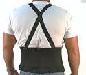 Reinforced Back Support Belt with Suspenders - Taper Front - LARGE..........WAS $9.87