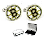 Boston Bruins Cufflinks 2012-2013 Edition *FREE Chrome Gift / Display Box $20 Value*
