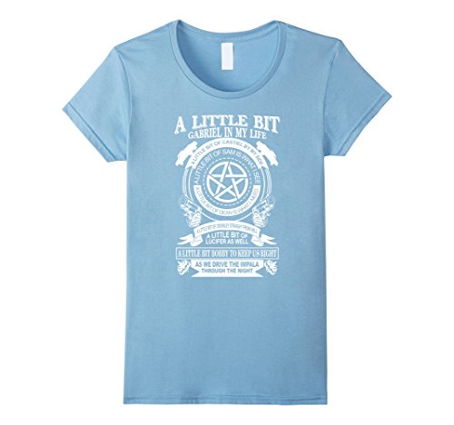 Women's A little Bit Gabriel in my life. A Little Bit of Castiel by  XL Baby Blue