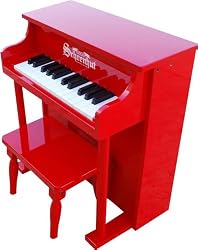 Schoenhut 25-Key Traditional Spinet- Red