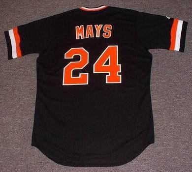 WILLIE MAYS San Francisco Giants Majestic Cooperstown Throwback Away Baseball Jersey, 2XL