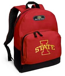 ISU Cyclones Backpack Red Iowa State University for Travel or School Bags - Best Unique Gifts For Boys, Girls, Adults, College Students, Men or Ladies