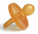 Natural Rubber Pacifier with Rounded Nipple, 6-12 mos