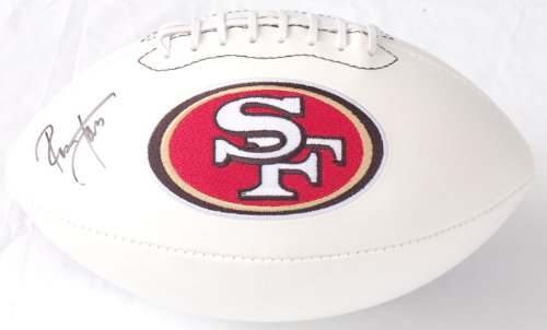 Ronnie Lott Signed Logo Ball - 49ers - Autographed Footballs