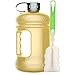 CHEN MA ®️High-Capacity Wave Enviro Eastar Resin Sports Water Bottles(2.2 Liter yellow)