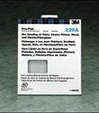 3M Pro-Pak Tri-M-ite Fre-Cut 99425NA Sanding Sheets,  9-Inch x 11-Inch, 220A-Grit