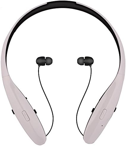 Bluetooth Neckband Headset, Megedream Wireless Mic Stereo Retractable Headphone Clear Voice Capture Technology Microphone Cal Earphone Sport,Running,Gym,Exercise Earbud for Apple Samsung HTC
