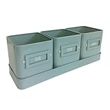 Burgon & Ball ブリキ缶 3ハーブポットイントレー