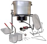 King Kooker 2864 26-Quart Outdoor Chef's Hot Tub with Battery-Operated Timer