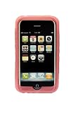 iPhone 3G Wave Silicone Skin with Belt Clip and Armband - Pink