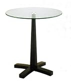 Adesso WK2330-15 Perch End Table, Dark Walnut Finish