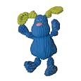 HuggleHounds Ruff-Tex Bugsy Dog Toy, Blue - Large