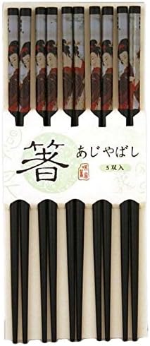 Chopsticks Japanese Style - 5 Pairs - Decorative Gift Sets
