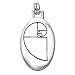 Sterling Silver Da Vinci Golden Mean Pendant