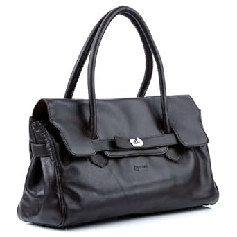 BACCINI Tote bag GRACIA Brown - Handbag genuine leather