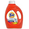 Tide HE 2x Concentrated Liquid Detergent with Bleach Alternative, Original Scent, 52-Load Bottle (Pack of 4)