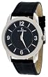 Le Chateau Men's Slim Leather Strap Watch #7010M-1