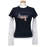 Boston Red Sox Women's Long Sleeve Double Layer T-shirt by 5th & Ocean