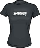 Warning: May Contain Nuts Women's tee Shirt in 6 Colors Small thru XXL