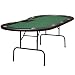 96" Green Texas Holdem Hold'em Poker Table 10 Player with Speed Felt