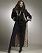Newport News Long Reversible Leopard Fleece Robe Coat