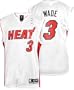 Dwyane Wade White Reebok NBA Replica Miami Heat Jersey
