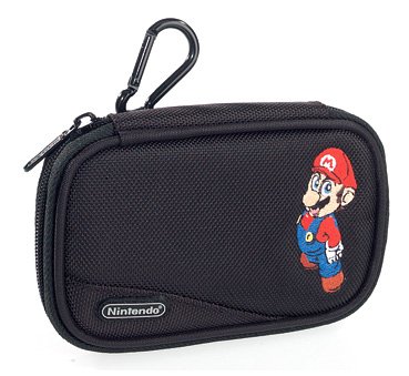 Childrens Toyshop  Used : 4Gamers Officially Licensed Mario Black Carry Case for DS Lite (Nintendo DS)