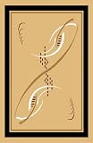 Home Dynamix Zone 806-502 Ebony 7-Feet 8-Inch by 10-Feet 7-Inch Contemporary Area Rug
