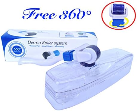 Face Clean Tool 360° Head (Blue) 0.5mm, Home Use Care for Acne Scars, Wrinkles, Anti Aging