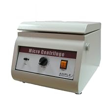 Ample Scientific MH-120-110V Bench-Top Centrifuge, 0-15mins Mechanical Timer, 12000rpm Speed, Hematocrit Rotor