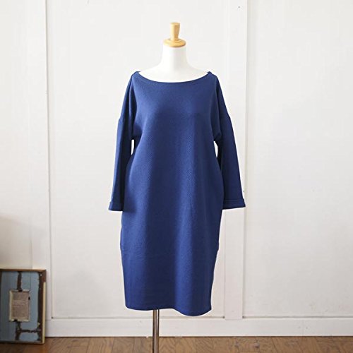 (エトレンヌ) etrenne フクレドットボートネック長袖ワンピース