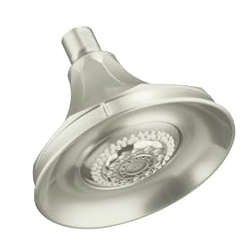 KOHLER K-444-BN Memoirs Multifunction Showerhead, Vibrant Brushed Nickel