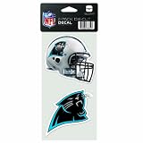NFL Carolina Panthers 4-by-8 Die Cut Decal