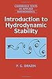 Introduction to Hydrodynamic Stability (Cambridge Texts in Applied Mathematics)