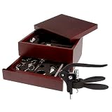 16pc WINE SET IN WOOD BOX