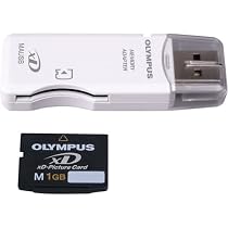 Olympus 202049 USB 200 Media Reader/writer (Retail Package) - Blue
