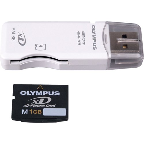 Olympus 202049 USB 200 Media Reader/writer (Retail Package) - Blue