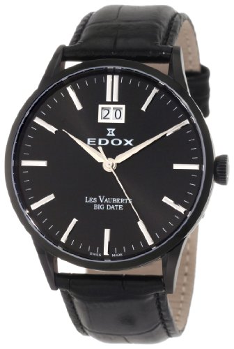 EDOX - Men's Watches - Les Vauberts - Ref. 63001-37n-nin 