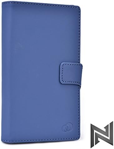 Slim Cover&FlipStand|Unisex|Camera Hole|fits Intex Aqua Wonder(NuVur â„¢ MoodyBlue)