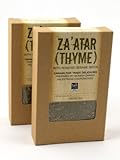 Organic Palestinian Thyme Za'atar Spice Blend with Roasted Sesame Seeds Fair Trade Set of 2 150 g 5 oz each