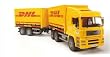 Bruder MAN DHL Truck with Trailer
