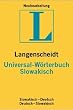 Langenscheidts Universal-W�rterbuch, Slowakisch: Slowakish-Deutsch (Langenscheidt universal woerterbuchs)