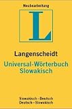 Langenscheidts Universal-Wörterbuch, Slowakisch: Slowakish-Deutsch (Langenscheidt universal woerterbuchs)
