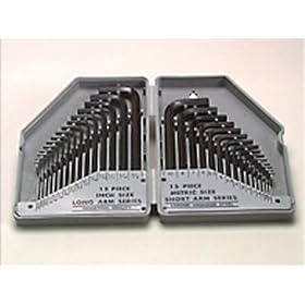 Faithfull Hex Key set (30) MM/Af - Mixed