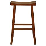 41FZ26X38SL. SL160  Saddle Seat Barstool  Rustic Oak