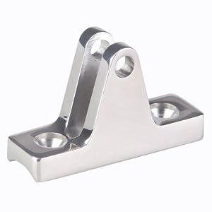 Bimini Top Fittings - Stainless Steel Rail Mount without pin by