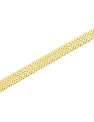 24.5inches, 622mm L x 6mm Wide 14 KT Yellow Gold Filled Chain Necklace 20.2 G
