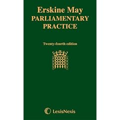 Erskine May: Parliamentary Practice