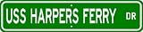 USS HARPERS FERRY LSD 49 Street Sign - Navy